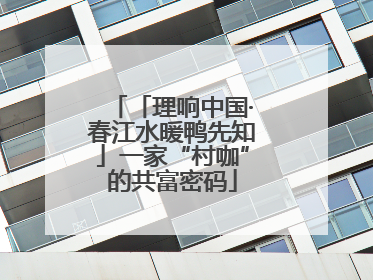 「理响中国·春江水暖鸭先知」一家“村咖”的共富密码