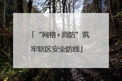 “网格+消防”筑牢辖区安全防线