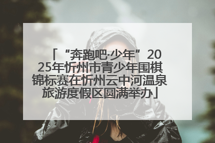 “奔跑吧·少年”2025年忻州市青少年围棋锦标赛在忻州云中河温泉旅游度假区圆满举办