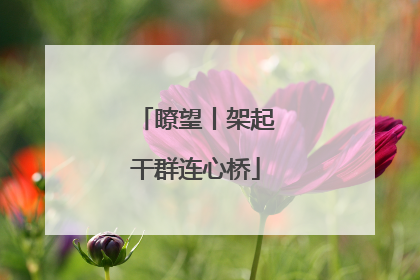 瞭望丨架起干群连心桥