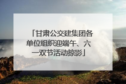 甘肃公交建集团各单位组织迎端午、六一双节活动掠影