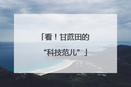 看！甘蔗田的“科技范儿”