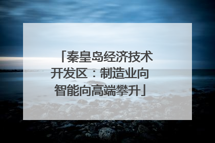 秦皇岛经济技术开发区：制造业向智能向高端攀升