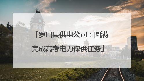 罗山县供电公司：圆满完成高考电力保供任务