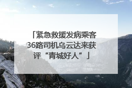 紧急救援发病乘客 36路司机乌云达来获评“青城好人”