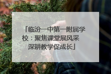 临汾一中第一附属学校：聚焦课堂展风采 深耕教学促成长