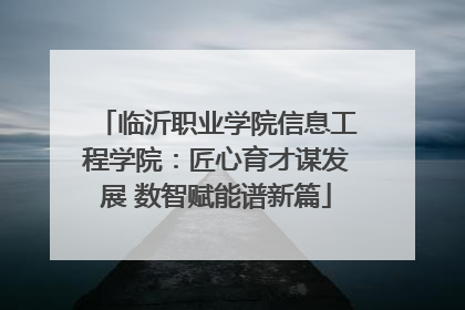 临沂职业学院信息工程学院：匠心育才谋发展 数智赋能谱新篇