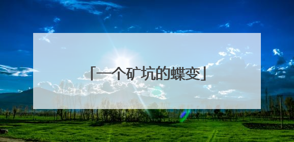 一个矿坑的蝶变