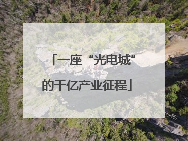 一座“光电城”的千亿产业征程