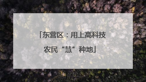东营区：用上高科技 农民“慧”种地