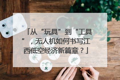 从“玩具”到“工具”，无人机如何书写江西低空经济新篇章？