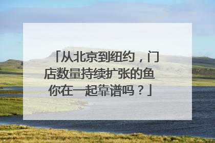 从北京到纽约，门店数量持续扩张的鱼你在一起靠谱吗？
