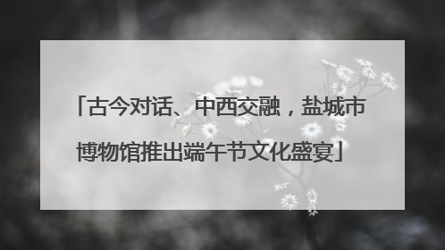 古今对话、中西交融,盐城市博物馆推出端午节文化盛宴