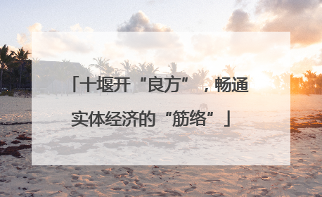 十堰开“良方”，畅通实体经济的“筋络”
