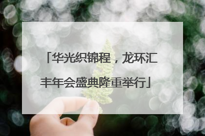 华光织锦程，龙环汇丰年会盛典隆重举行
