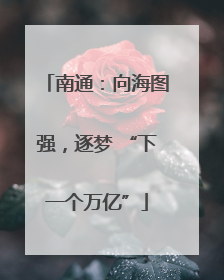 南通：向海图强，逐梦 “下一个万亿”