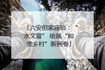 六安但家庙镇：“水文章” 绘就“和美乡村”新画卷