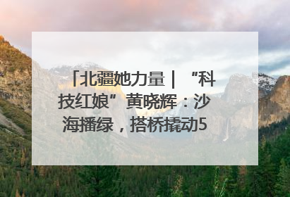 北疆她力量｜“科技红娘”黄晓辉：沙海播绿，搭桥撬动5.3亿研发
