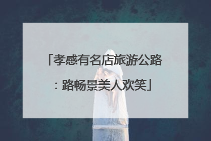 孝感有名店旅游公路：路畅景美人欢笑