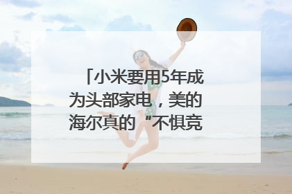小米要用5年成为头部家电，美的海尔真的“不惧竞争”？｜热财经