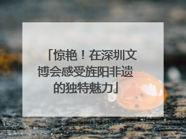 惊艳！在深圳文博会感受旌阳非遗的独特魅力