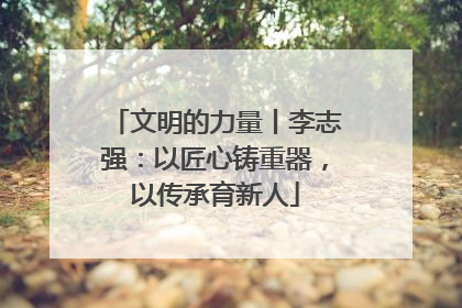 文明的力量丨李志强：以匠心铸重器，以传承育新人