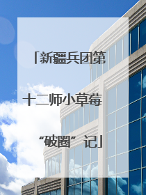 新疆兵团第十二师小草莓“破圈”记