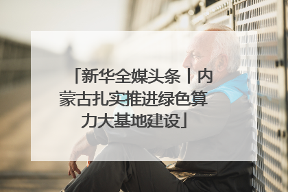 新华全媒头条丨内蒙古扎实推进绿色算力大基地建设