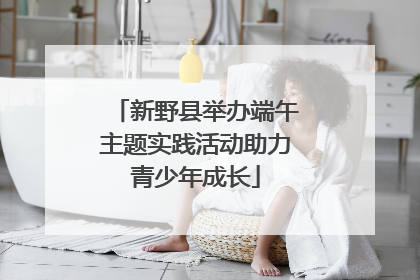 新野县举办端午主题实践活动助力青少年成长