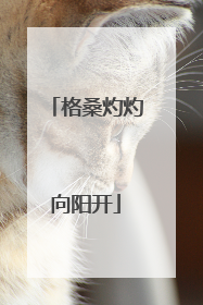 格桑灼灼向阳开