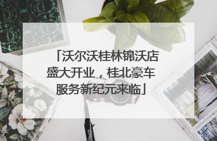 沃尔沃桂林锦沃店盛大开业，桂北豪车服务新纪元来临