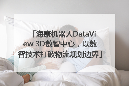 海康机器人DataView 3D数智中心，以数智技术打破物流规划边界