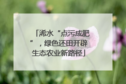 浠水“点污成肥”，绿色还田开辟生态农业新路径