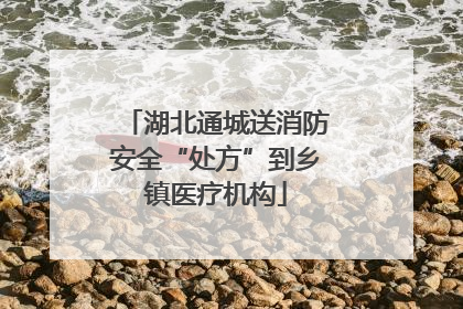 湖北通城送消防安全“处方”到乡镇医疗机构