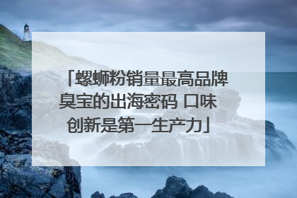 螺蛳粉销量最高品牌臭宝的出海密码 口味创新是第一生产力