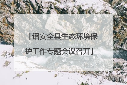 诏安全县生态环境保护工作专题会议召开