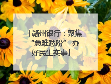 赣州银行：聚焦“急难愁盼” 办好民生实事