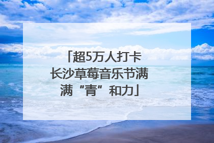 超5万人打卡 长沙草莓音乐节满满“青”和力