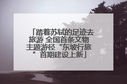 踏着苏轼的足迹去旅游 全国首条文物主题游径“东坡行旅”首期建设上新