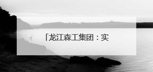 龙江森工集团：实施创新驱动 “数智林业”跑出加速度