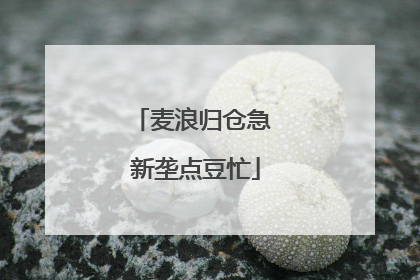 麦浪归仓急 新垄点豆忙