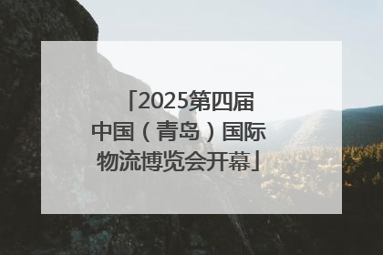2025第四届中国（青岛）国际物流博览会开幕