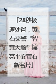 28秒极速处置，黄石交警“智慧大脑”擦亮平安黄石新名片
